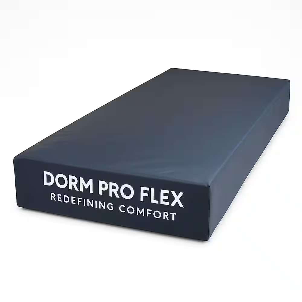 Twin XL Firm Foam, 8 In. Waterproof, Orthopedic Mattress for Dorms, Hotels and N