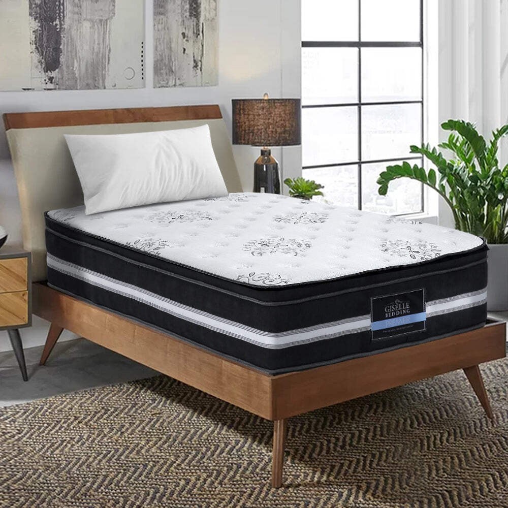 NNEDSZ Bedding Donegal Euro Top Cool Gel Pocket Spring Mattress 34cm Thick ? Sin