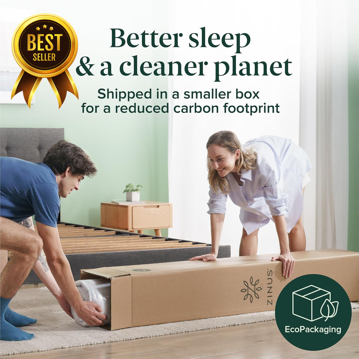 8 Inch Foam and Spring RV Mattress, [New Version], Short Queen for Rvs, Campers