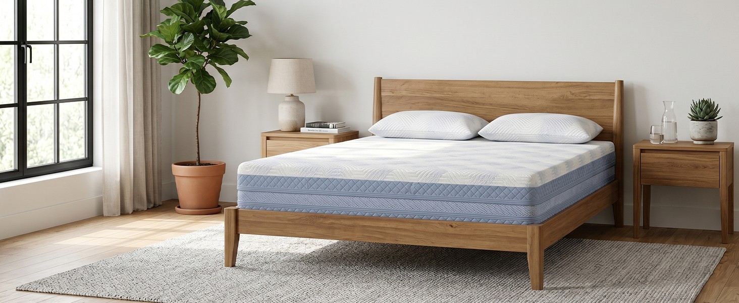 King Size Mattress 12 Inch High Density Soft Support Memory Foam w/ CertiPUR US