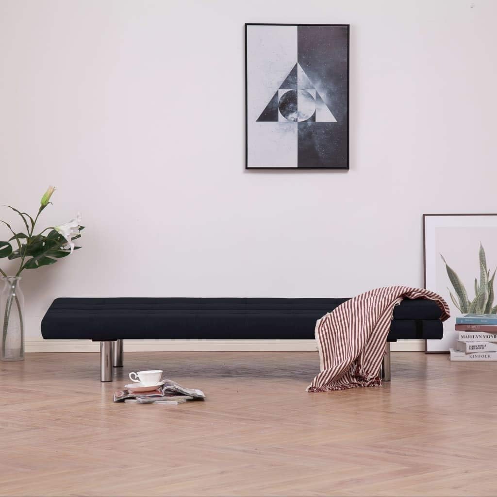 Convertible Sofa Bed, Modern 3-Seater Couch with Natural Wooden Fre,