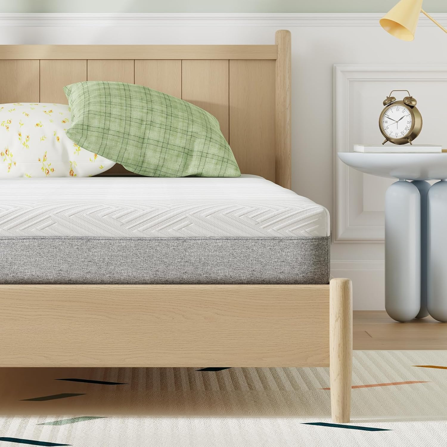 Twin Size Mattress, 6 Inch Twin Mattress for Kids, Gel-Infused Memory Foam Mattr