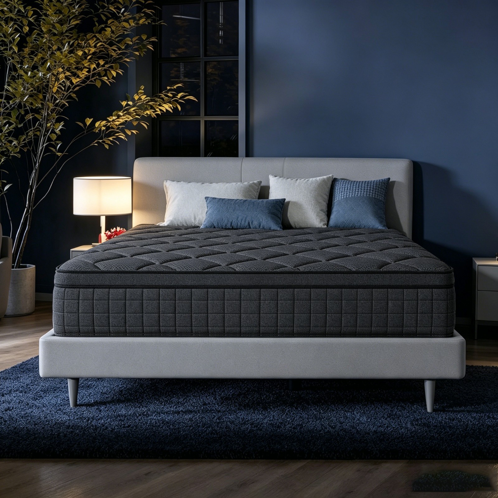 8″10″12″14″ Twin Full Queen King Size Mattress in a Box Hybrid Spring MemoryFoam