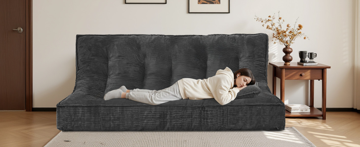 8″ Futon Mattr Queen Size, Futons Sofa Bed Sleeper Couch Bed, Folding