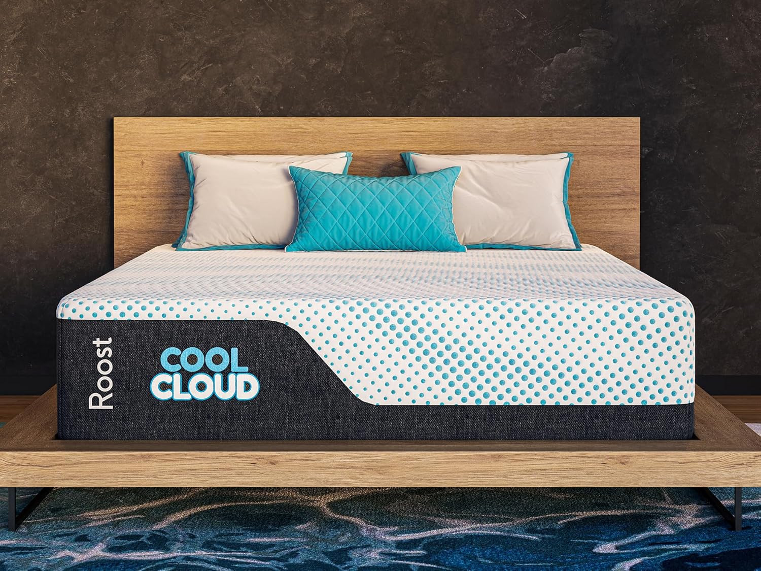 Cool Cloud 14″ Queen Gel Memory Foam Mattress for Back Pain Relief & Comfort
