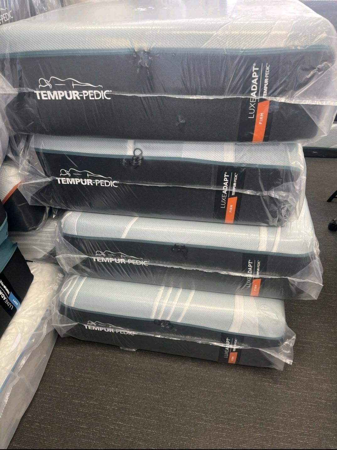 TEMPURPEDIC LUXEADAPT 2.0 FIRM SPLIT KING MATTRESS –(2 Pieces) BRAND NEW