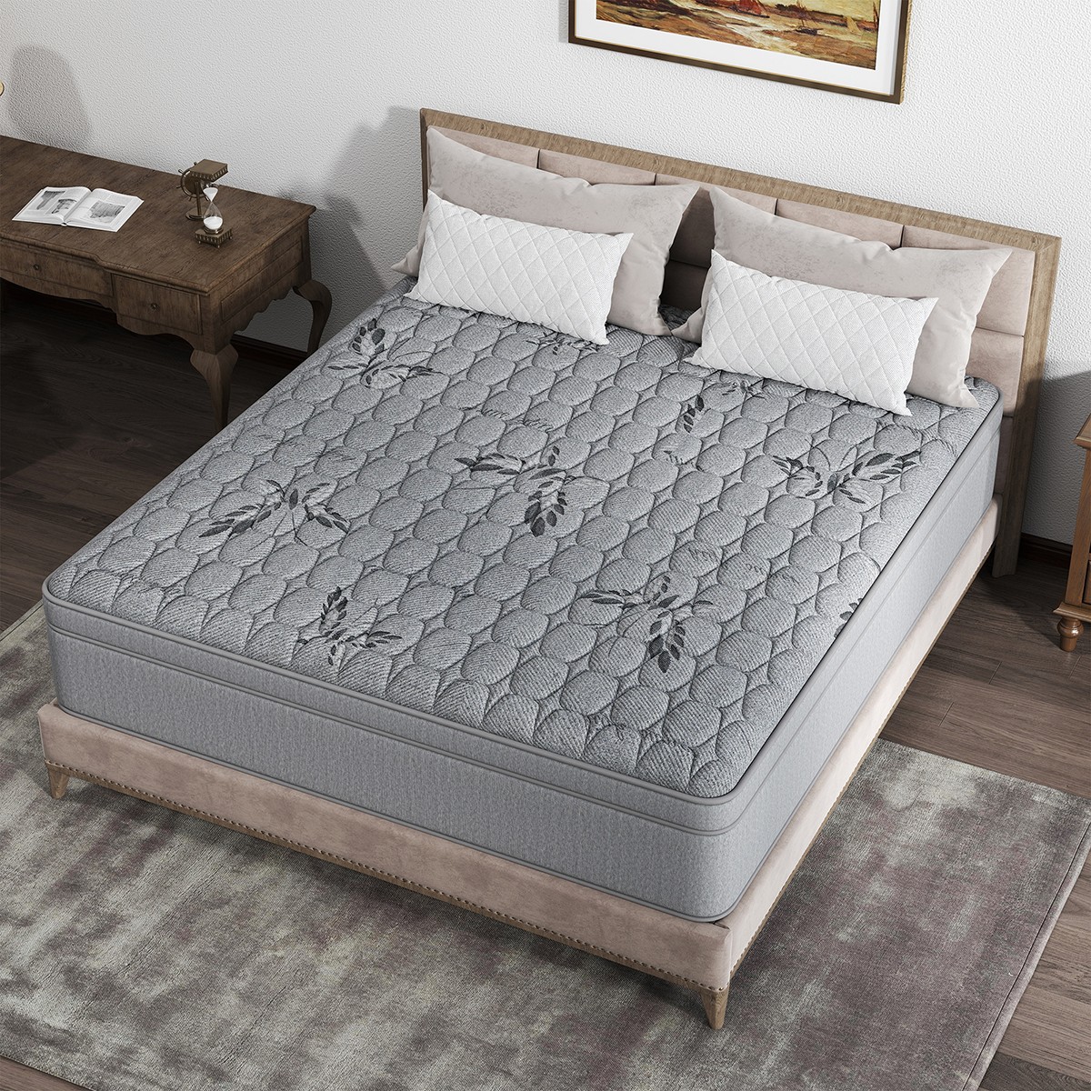 12″14″ Gel Memory Foam Hybrid Spring Mattress in a Box Twin Full Queen King Size
