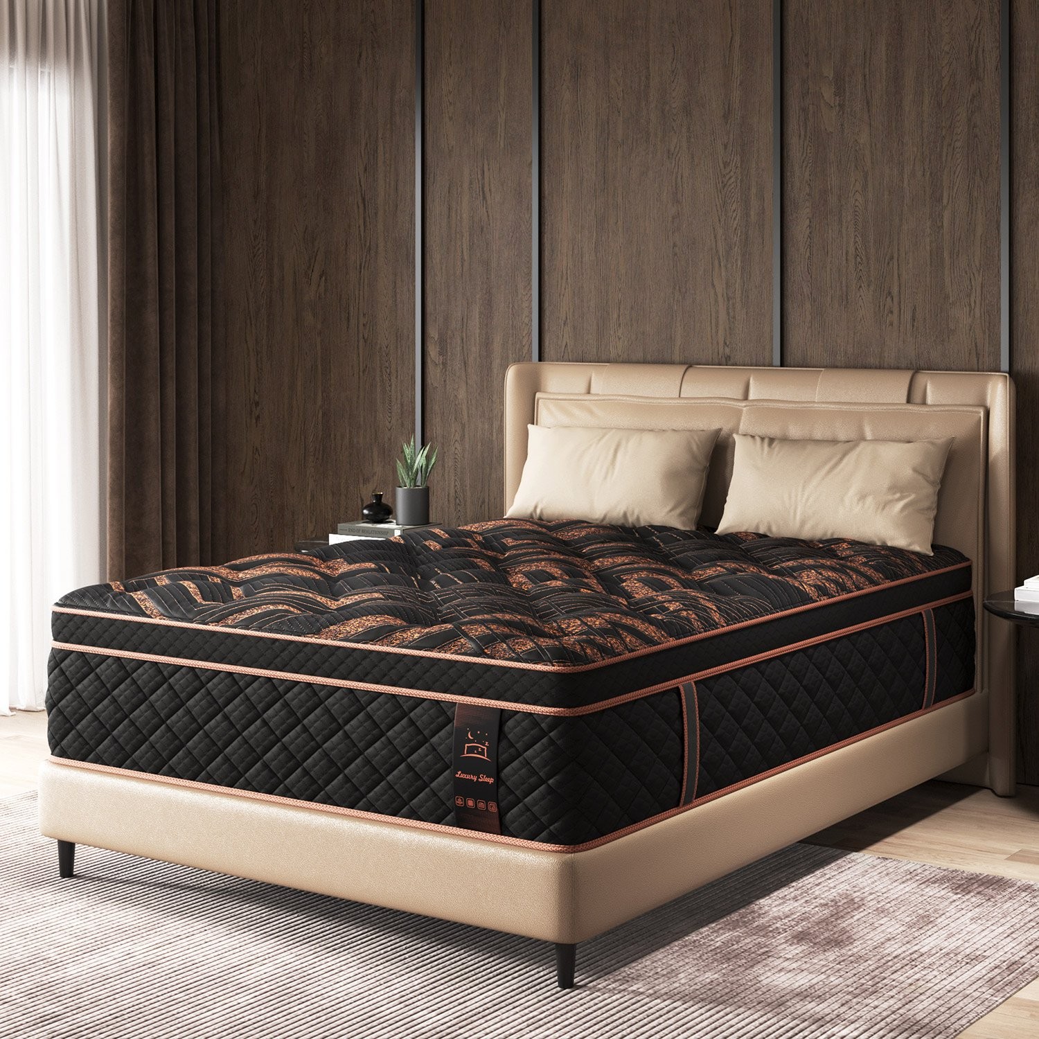 14″Twin Full Queen King Size Gel Memory Foam Spring Mattress In A Box