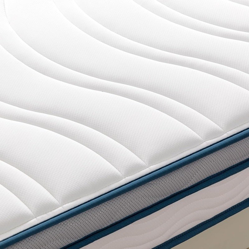 Twin Mattress Foam Innerspring Support CertiPUR Safe High Density Euro Top New