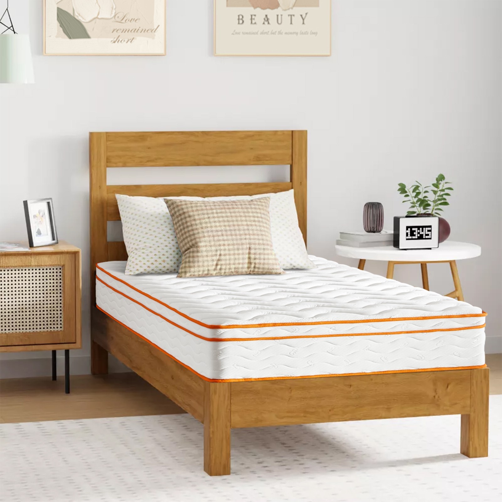 10″ 12″Twin Full Queen King Size Gel Memory Foam Hybrid Spring Mattress In A Box