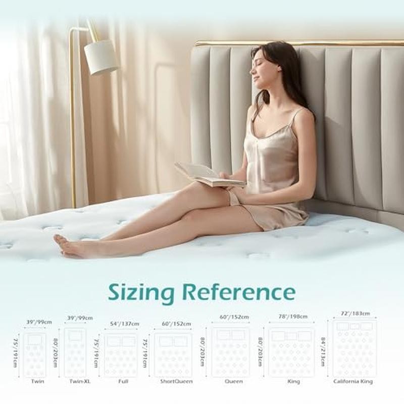 Memory Foam Mattress Topper Cooling Breathable Deep Pocket King Size Topper New