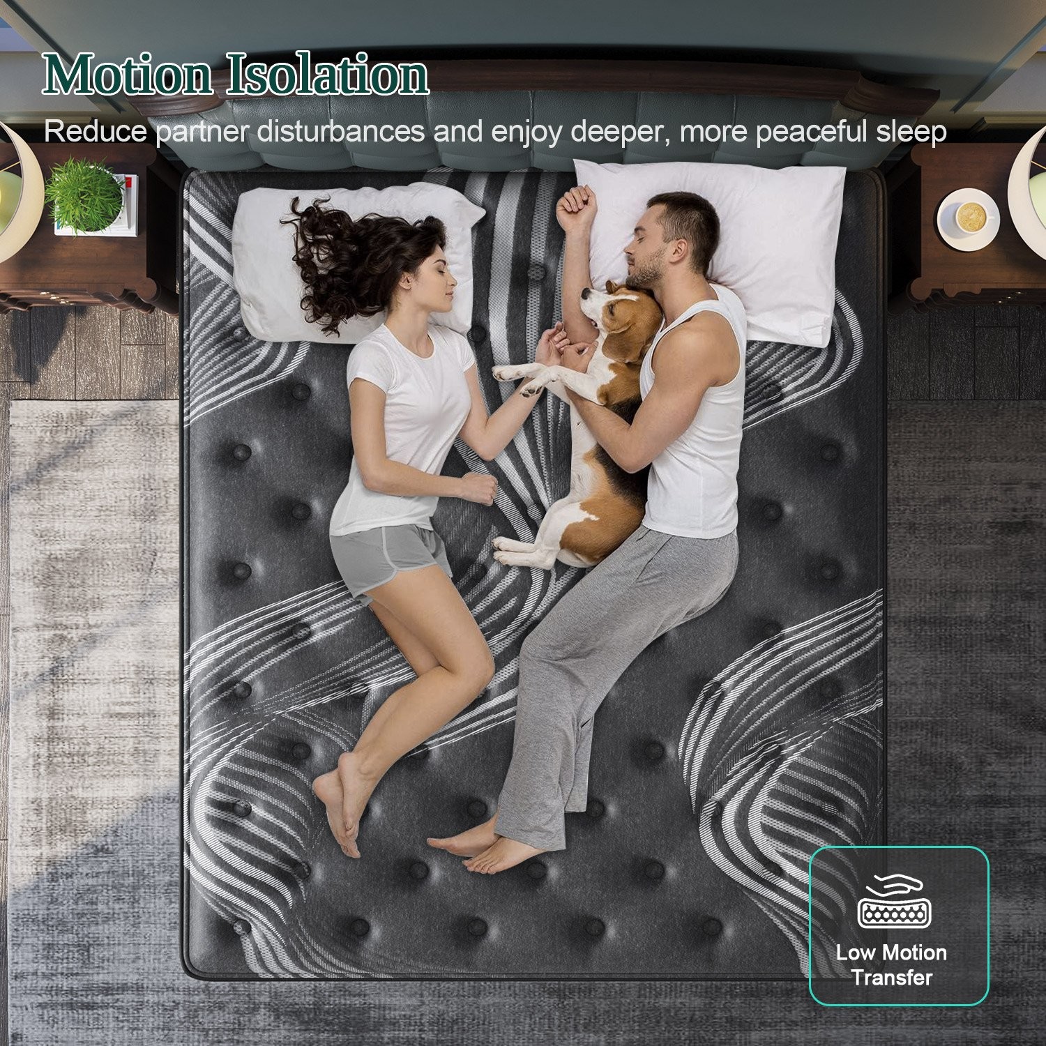 12″ 14″Twin Full Queen King Size Gel Memory Foam Spring Mattress In A Box