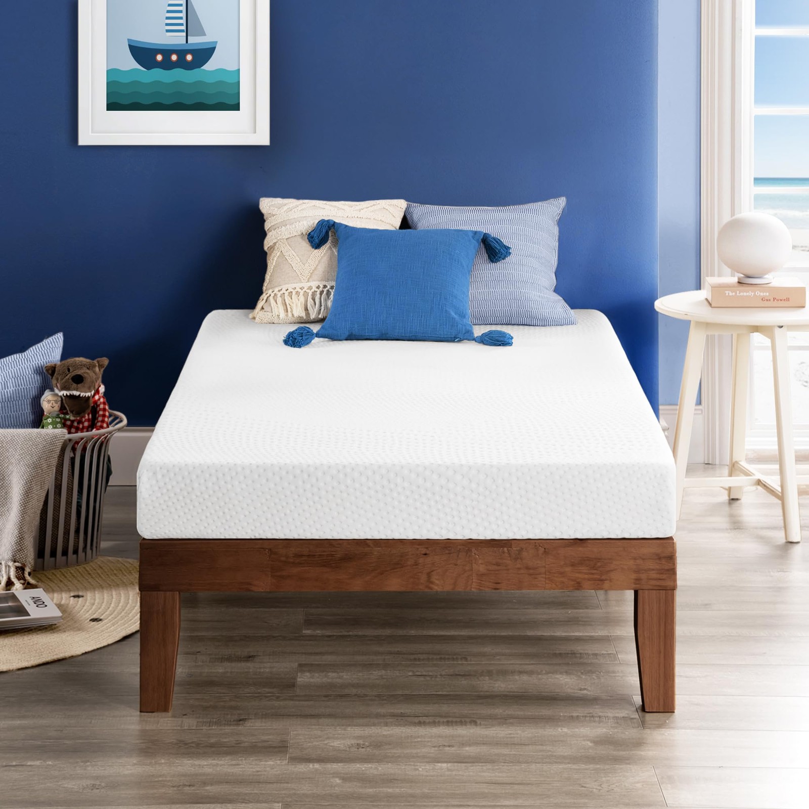 5 Inch Twin Mattress, Cooling Gel Memory Foam Mattress for Kids and Adults,