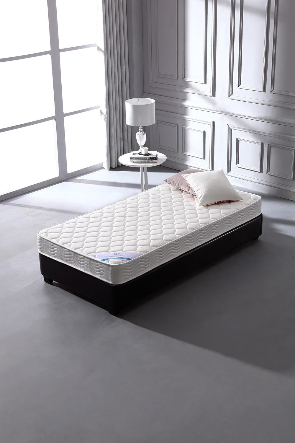 Home Life 6 Inch Twin Bed Mattress – Hybrid Euro Top Comfort Sleep – Eco-Friendl