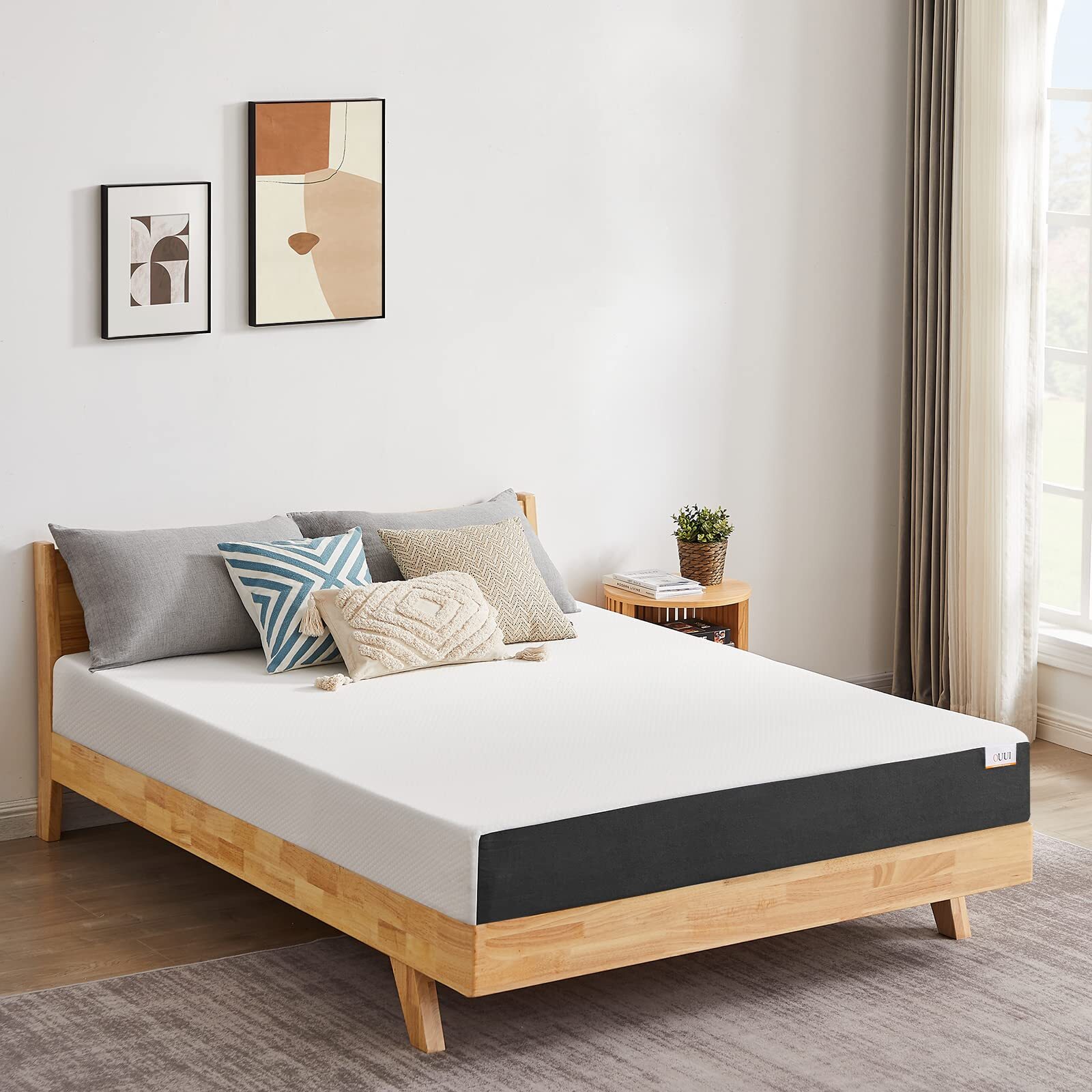 5/6/8″ Memory Foam Mattress for Cool Sleep Pressure Relief CertiPUR-US