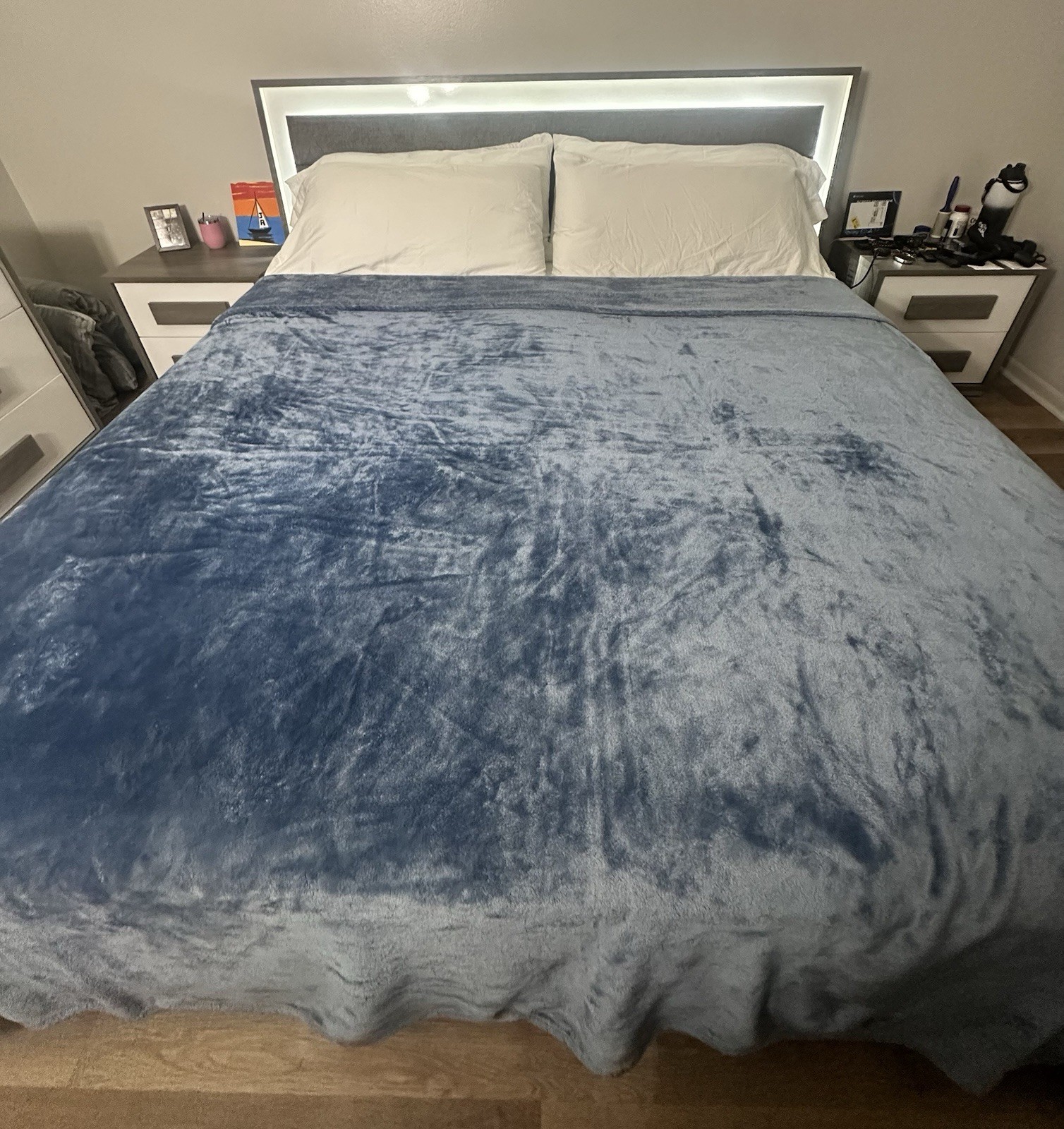 CARLO perazzi King Firm Pillow Top Mattress Gray/White