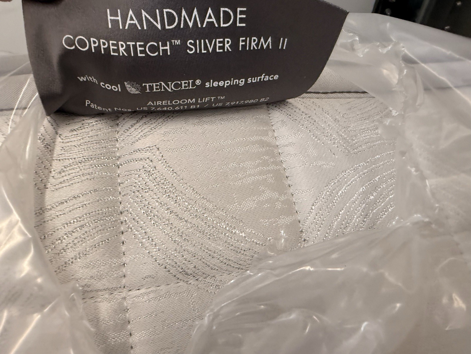 AIRELOOM KING HOTEL HANDMADE COPPERTECH 2026 SILVER LUXETOP FIRM II MATTRESS NEW
