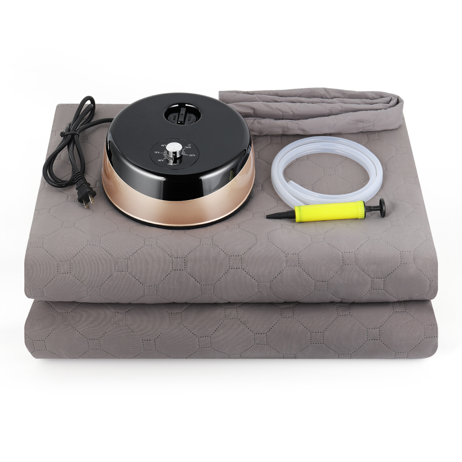 Electric Water Heated Mattress Pad Warm King Size 76″x80″ Water Heating Family