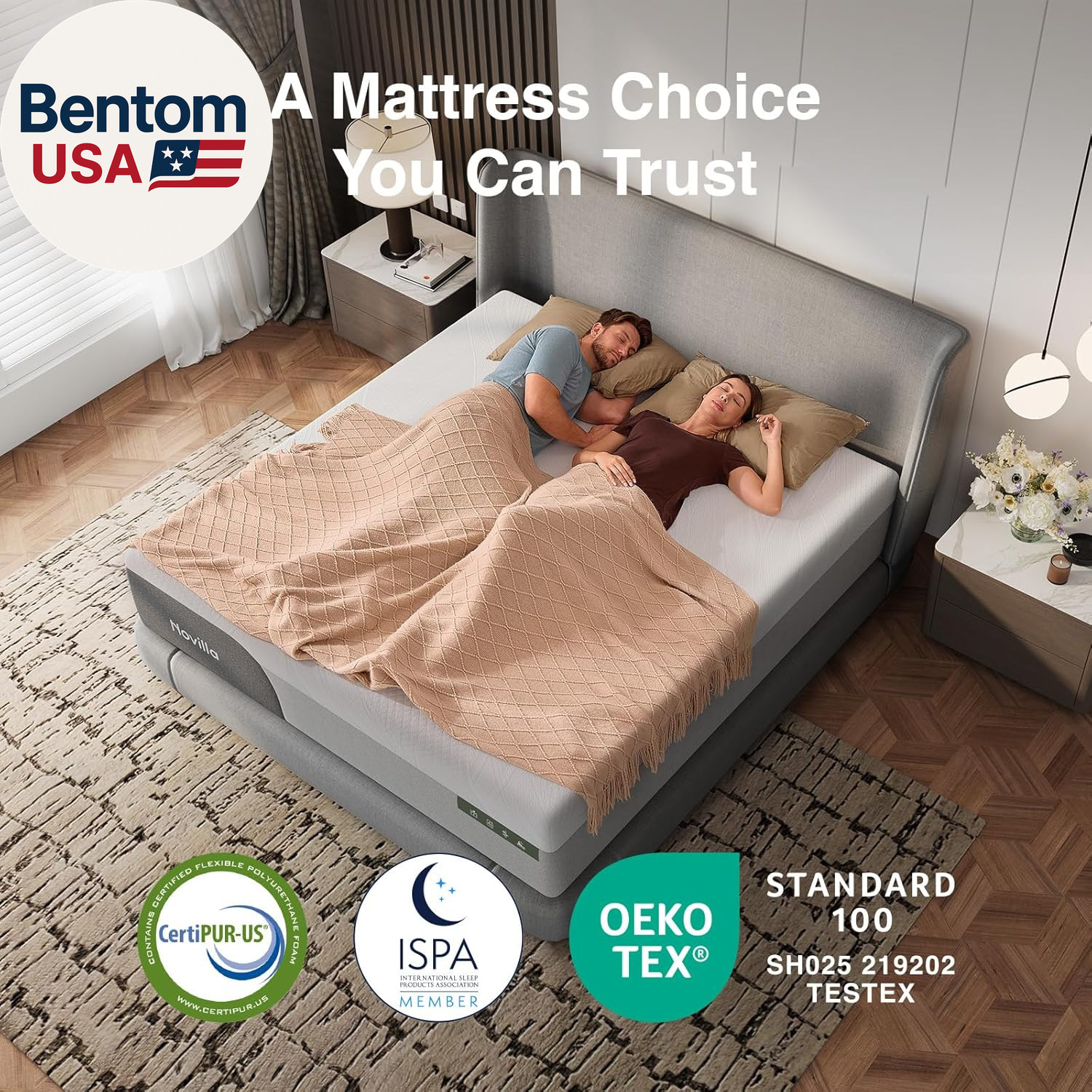 12 Inch Twin Mattress for Kids, Gel-Infused Bliss Cooling Memory Foam Mattress T