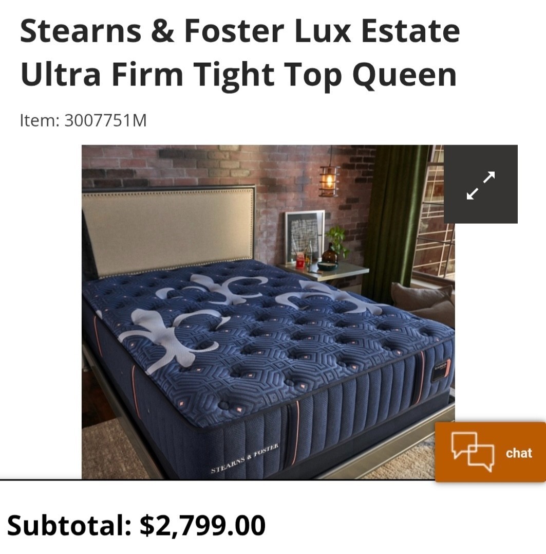 Stearns & Foster Lux Estate Ultra Firm Tight Top Queen Mattress
