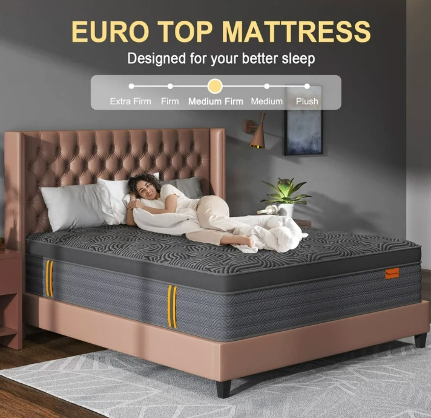 12″ Full Colchon Gel Memory Foam Hibrido Full Cama Mattress Hybrid Medium Firm