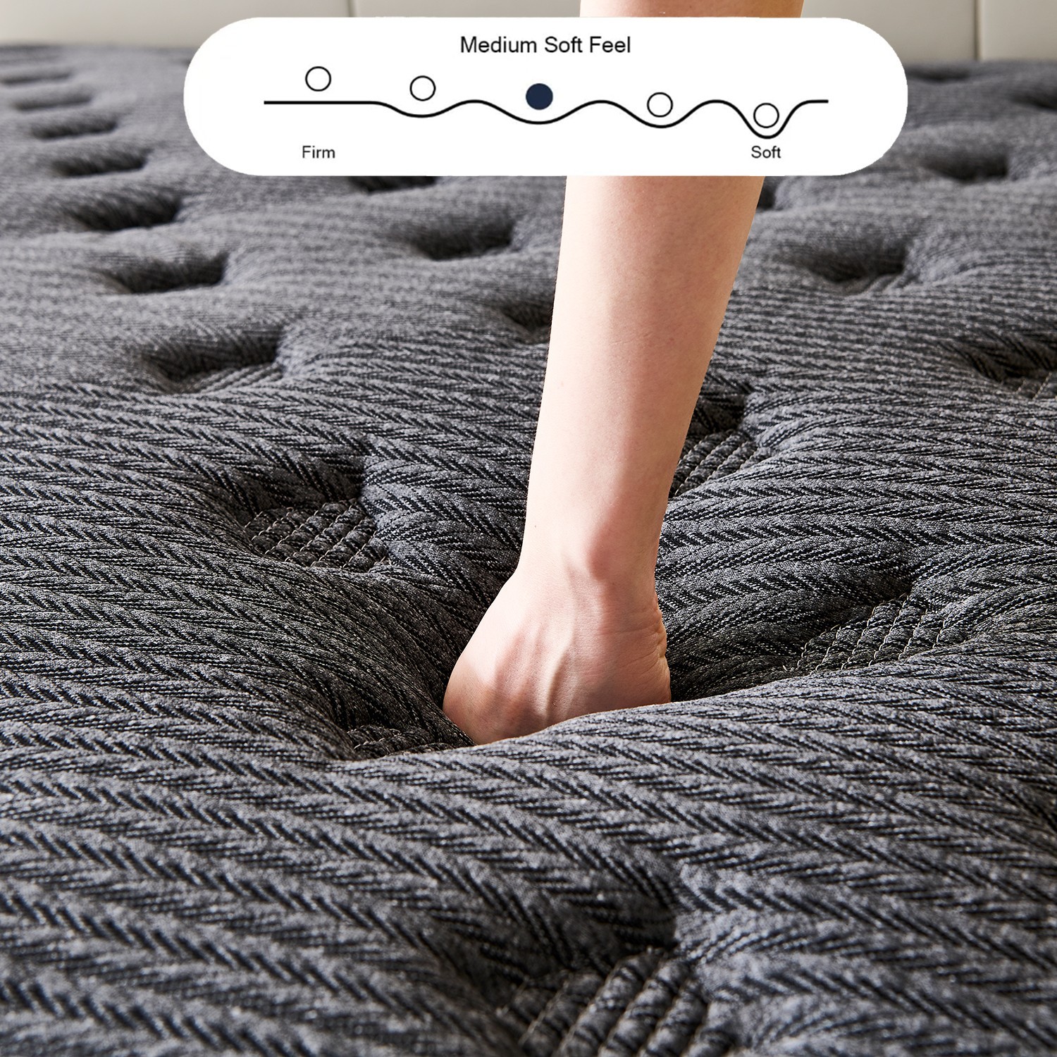 8″10″12″14 Twin Full Queen King Size Mattress in a Box Hybrid Spring Memory Foam