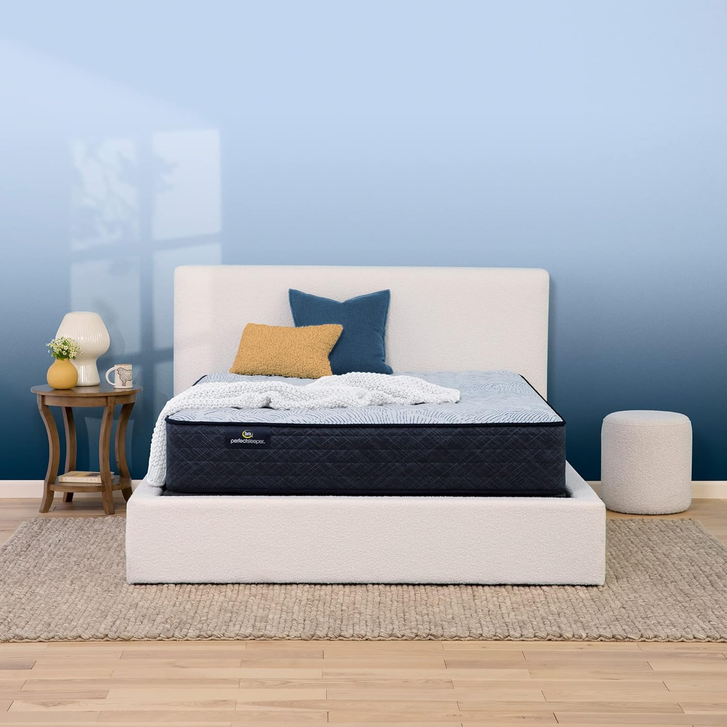 Perfect Sleeper Enhanced 12″ Queen Mattress – Firm, Cooling Gel Memory Foam, Poc