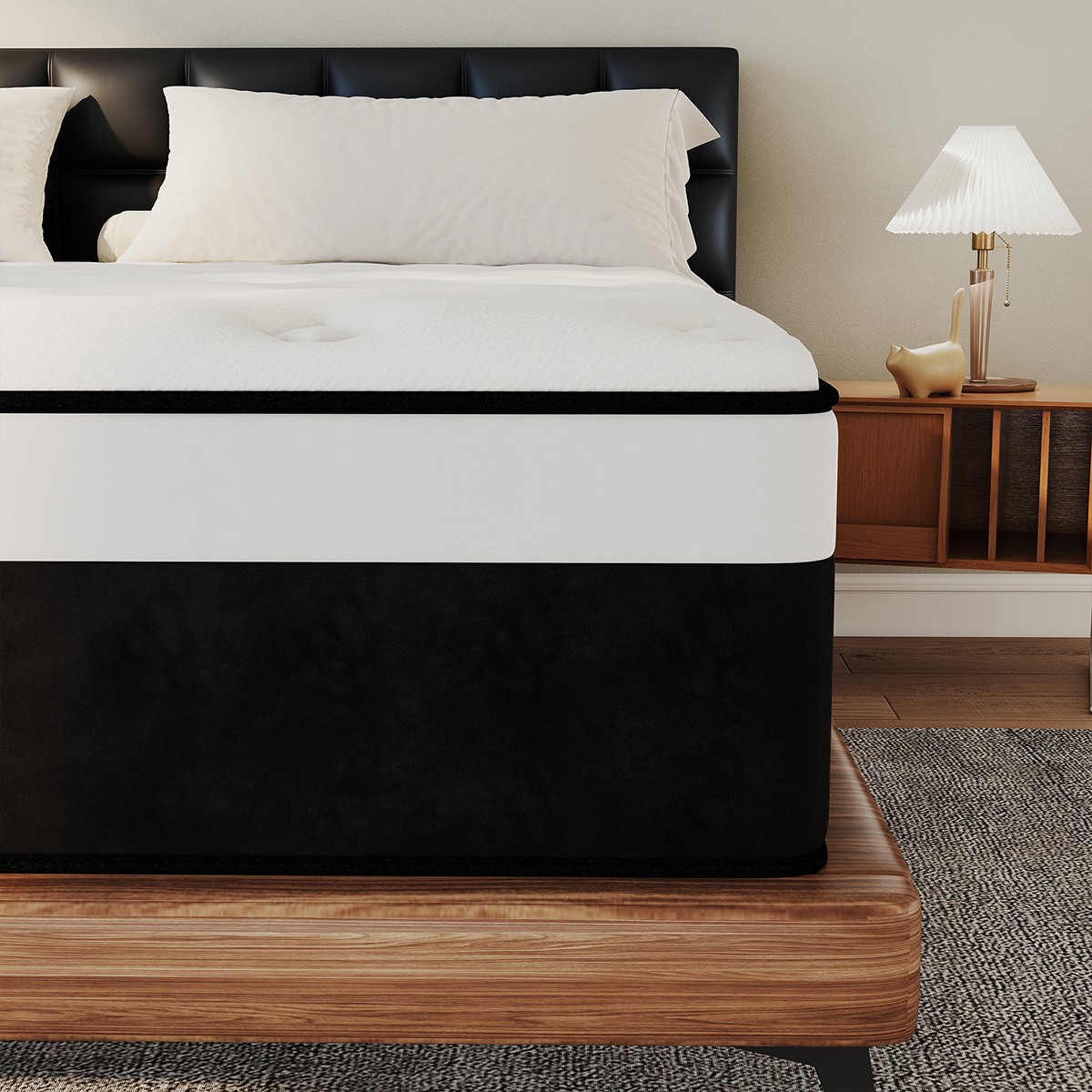 10/12/14 Inch Gel Memory Foam Hybrid Spring Mattress in Box Twin Full Queen King
