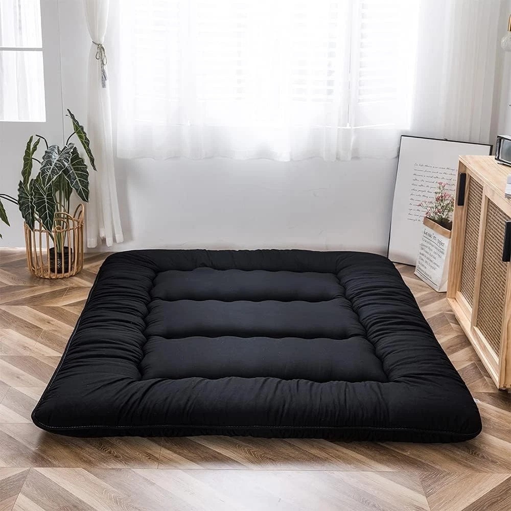 4-Inch Thick Portable Japanese Floor Mattress – Ideal for Kids & Dorms