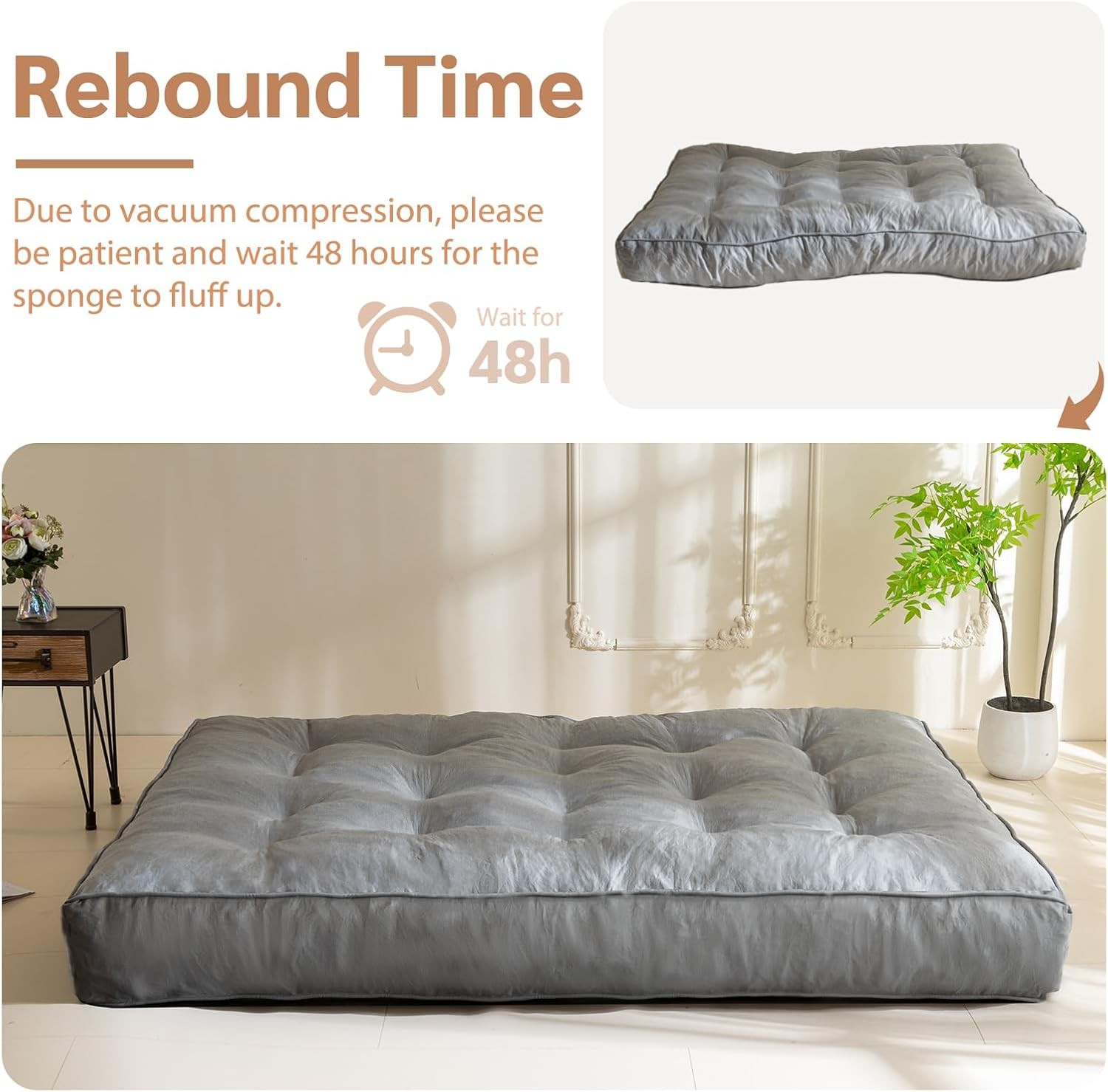 8 Inches Futon Mattress Full Size Thick Futons Sofa Couch Bed Floor Mattress