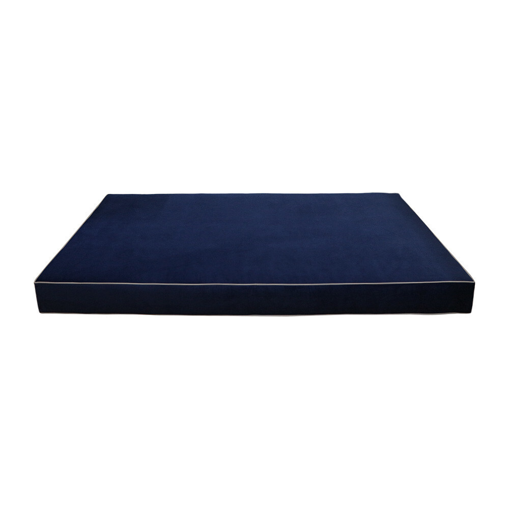Contrast Pipe 8″ Twin 75x39x8 Velvet Indoor Daybed Mattress |COVER ONLY|-AD373