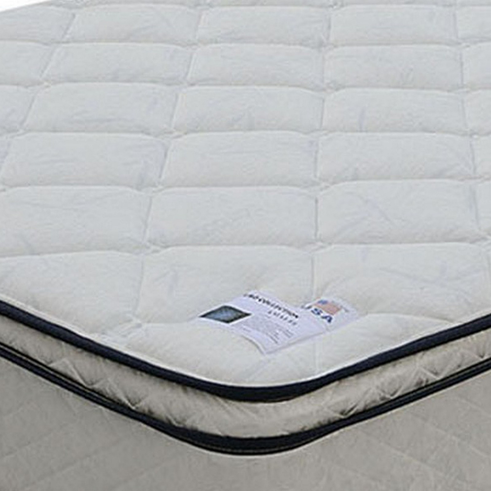 Benjara Lim 9″ Soft Bonnell Coil California King Mattress with Euro Top- Foam