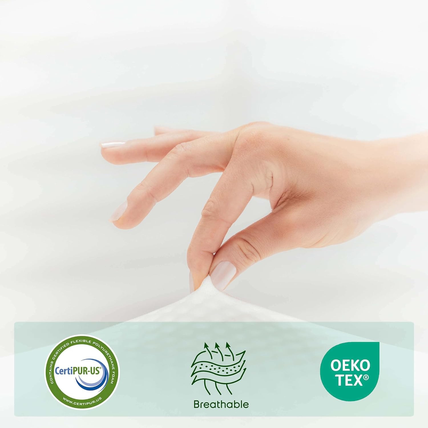 Cooling Green Tea Memory Foam Full Mattress – 8 Inch, CertiPUR-US Certified