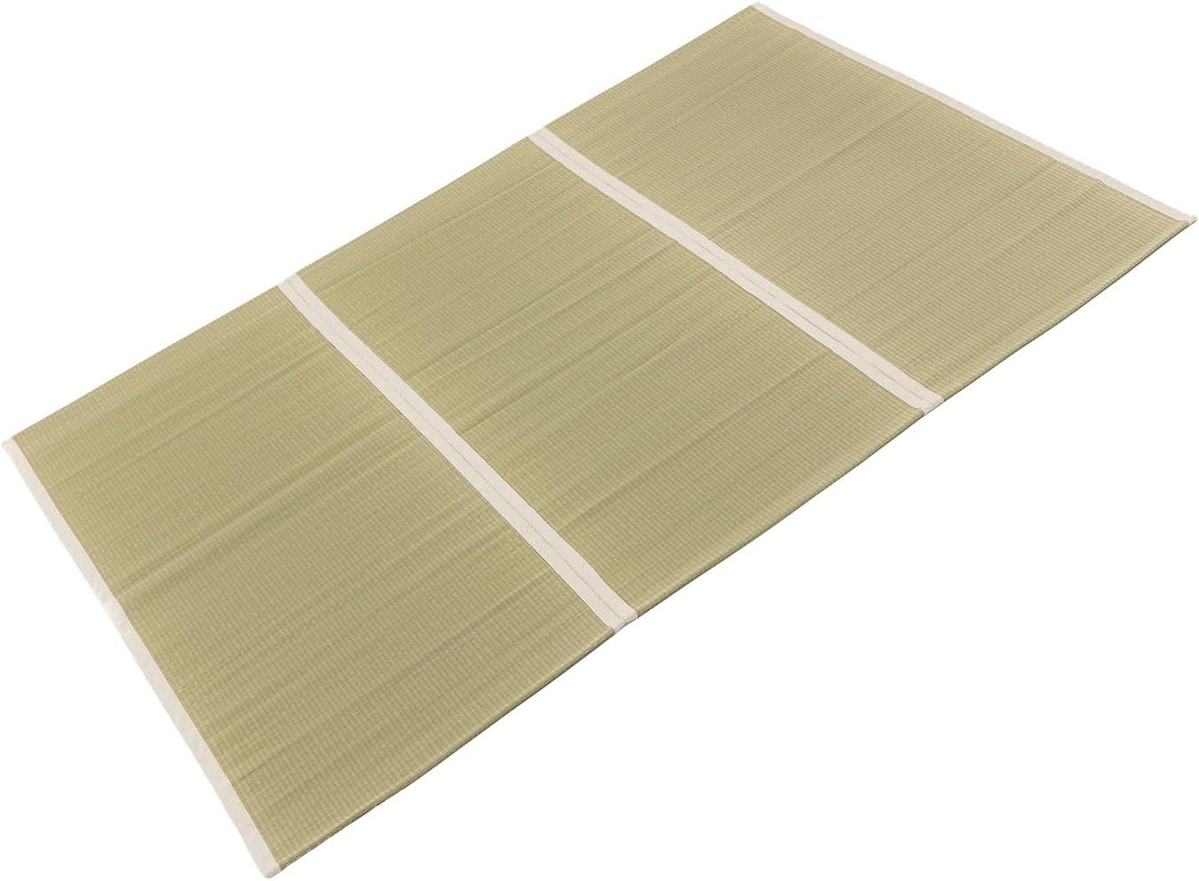 Japanese Tatami Igusa Rush Grass Sleeping Mat, Full Size Futon Topper