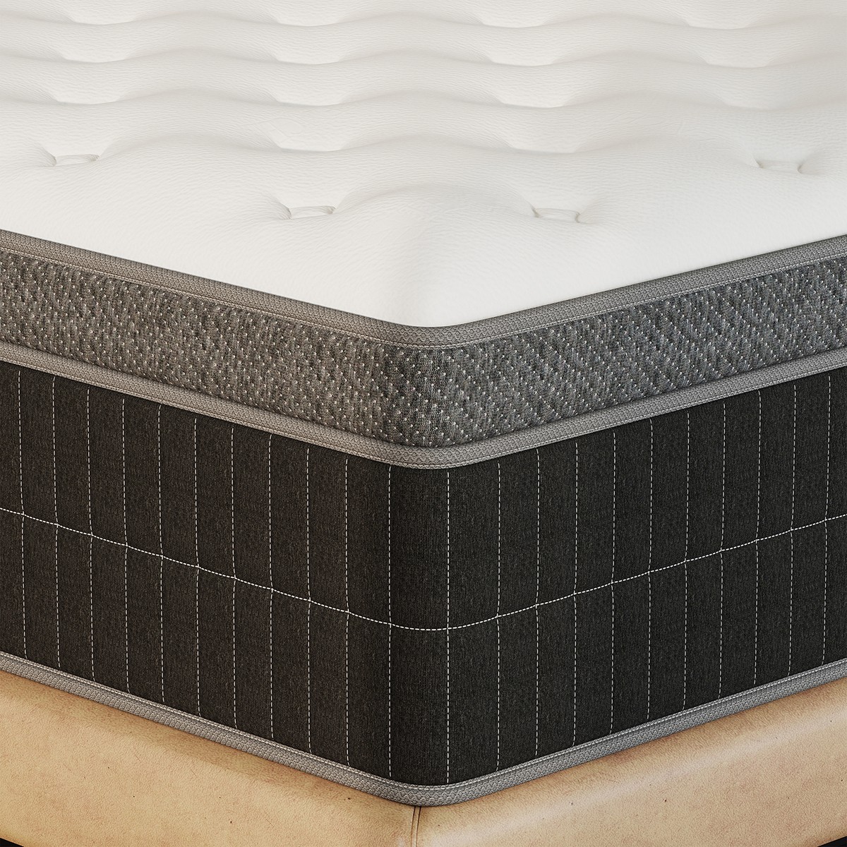10″12″14″ Twin Full Queen King Mattress In A Box Gel Memory Foam Hybrid Spring