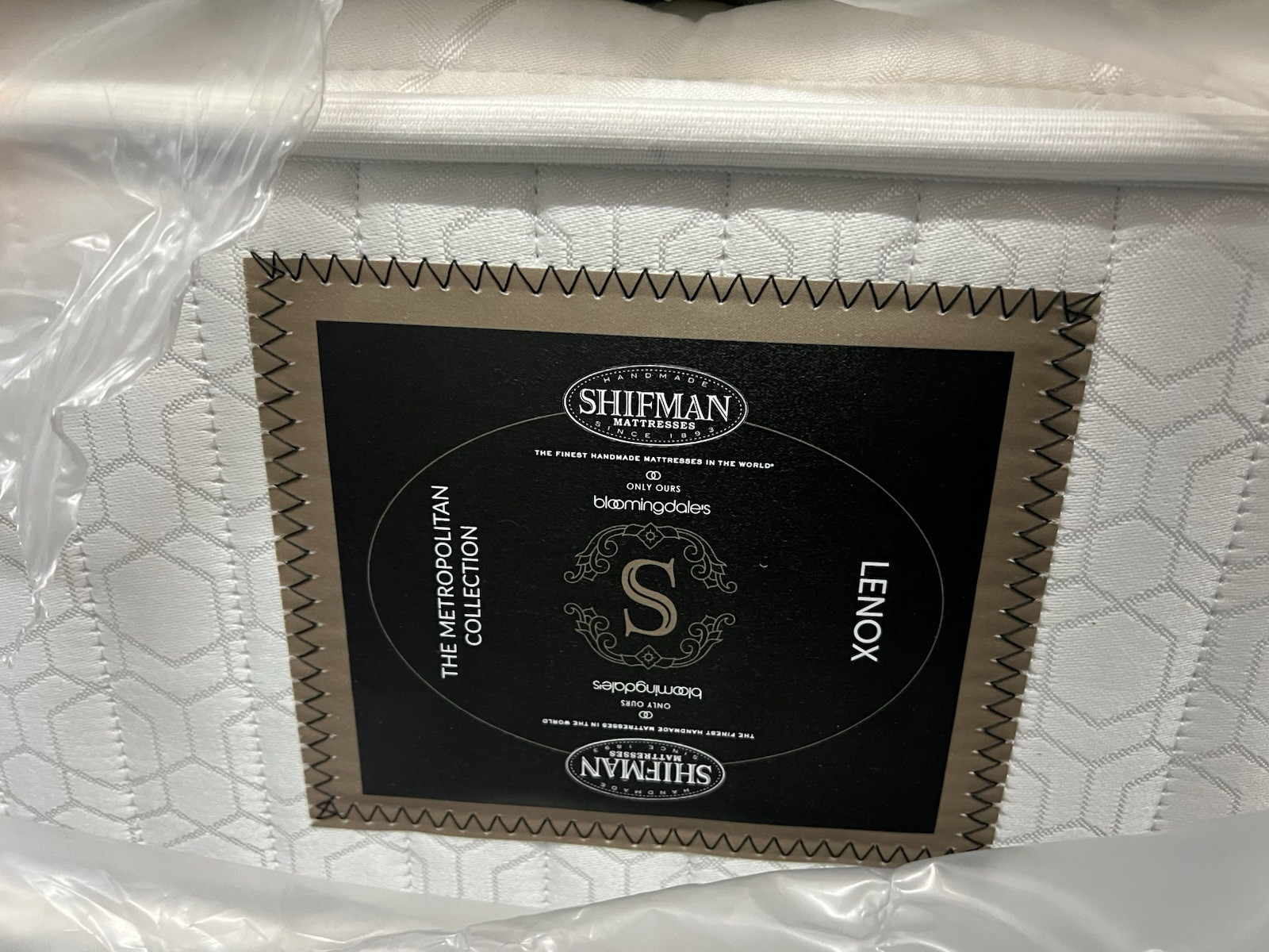 SHIFMAN METROPOLITAN LENOX FIRM KING MATTRESS 2 SIDED NEW CLEARANCE FAST SHIP