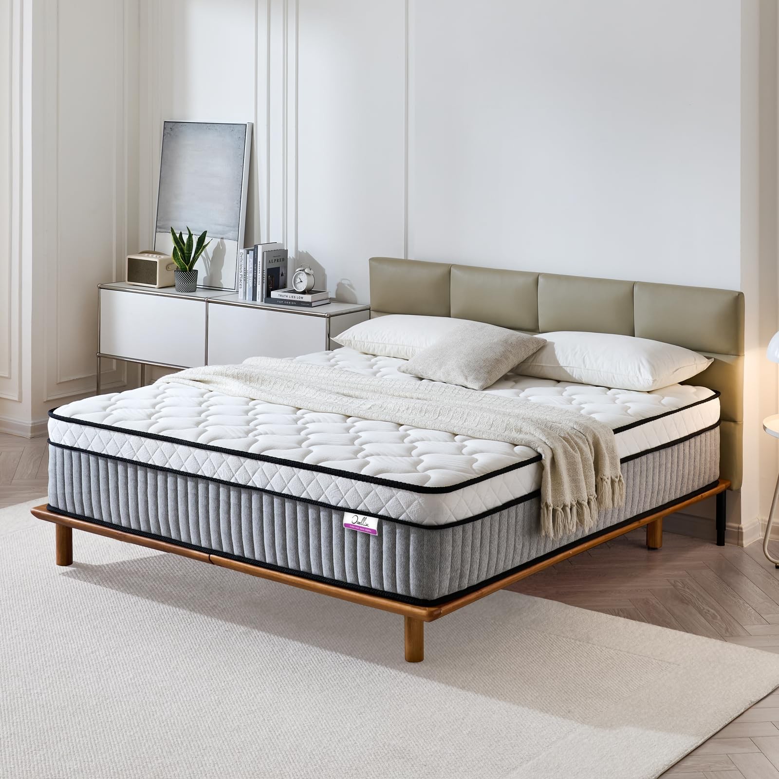 Twin Mattress, 10 Inch Twin Size Mattress,Hybrid Mattresses in a Box with Mem…