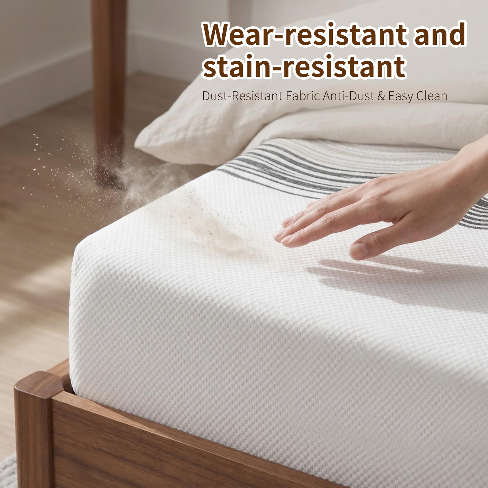 King Size Memory Foam Mattress Cooling Gel Top Motion Isolation for Partners