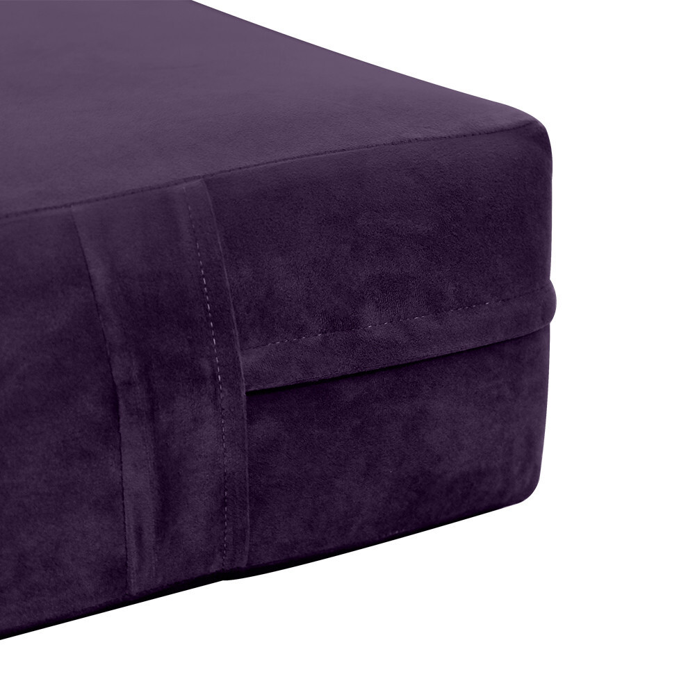 Knife Edge 8″ Twin Size 75x39x8 Velvet Indoor Daybed Mattress |COVER ONLY|-AD339