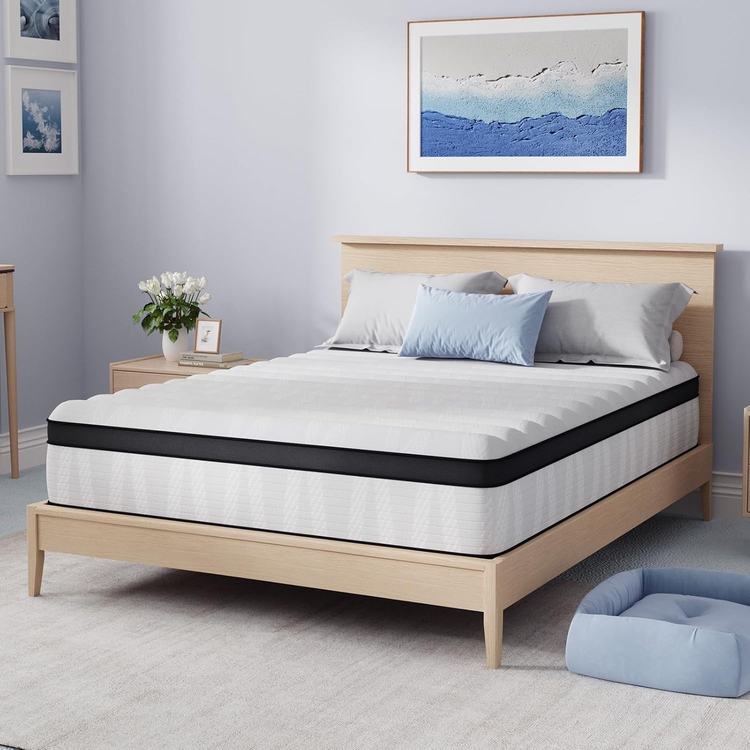 Twin Size Pocket Spring Mattress – 10 Inch Medium Firm for Uninterrupted Sleep