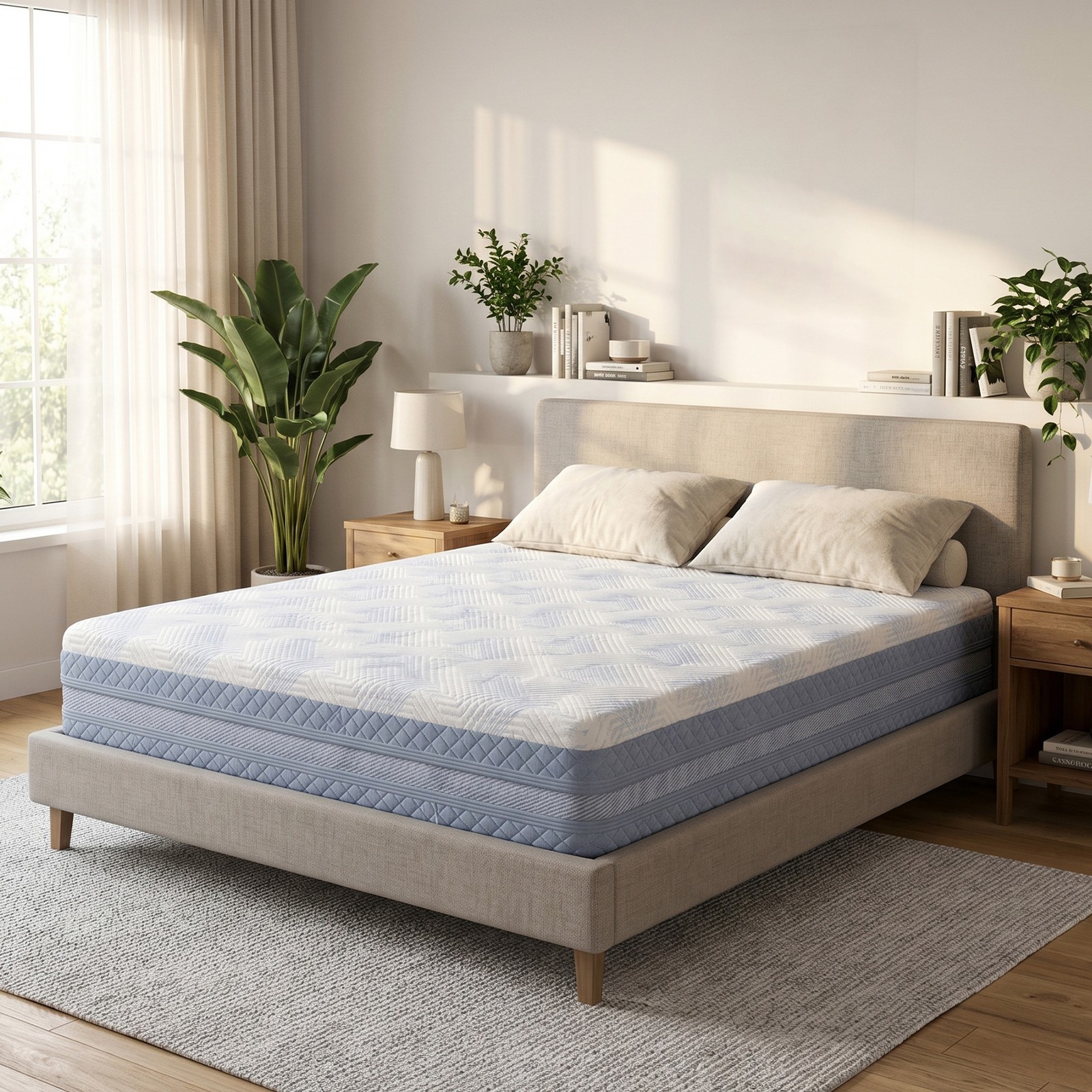 King Size Mattress 12 Inch High Density Soft Support Memory Foam w/ CertiPUR US