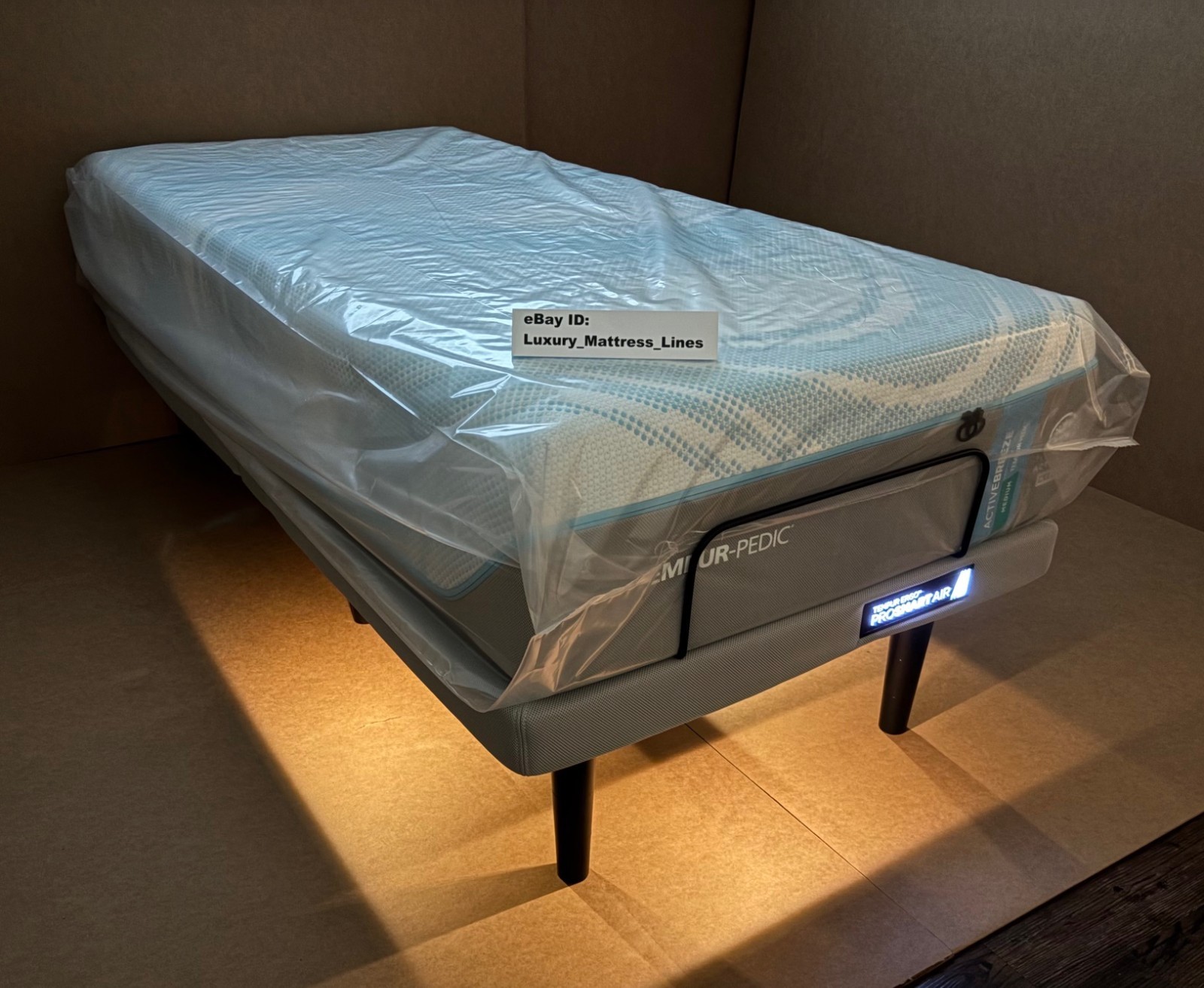 Tempurpedic ActiveBreeze Twin XL Mattress W/Pro Smart Air Adjustable Base NEW!