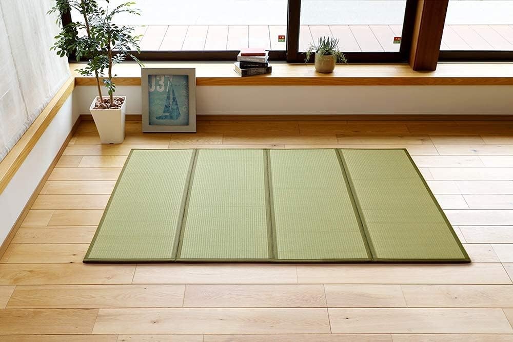 MIINA Japanese Tatami Mattress Igusa Rush Grass King Size