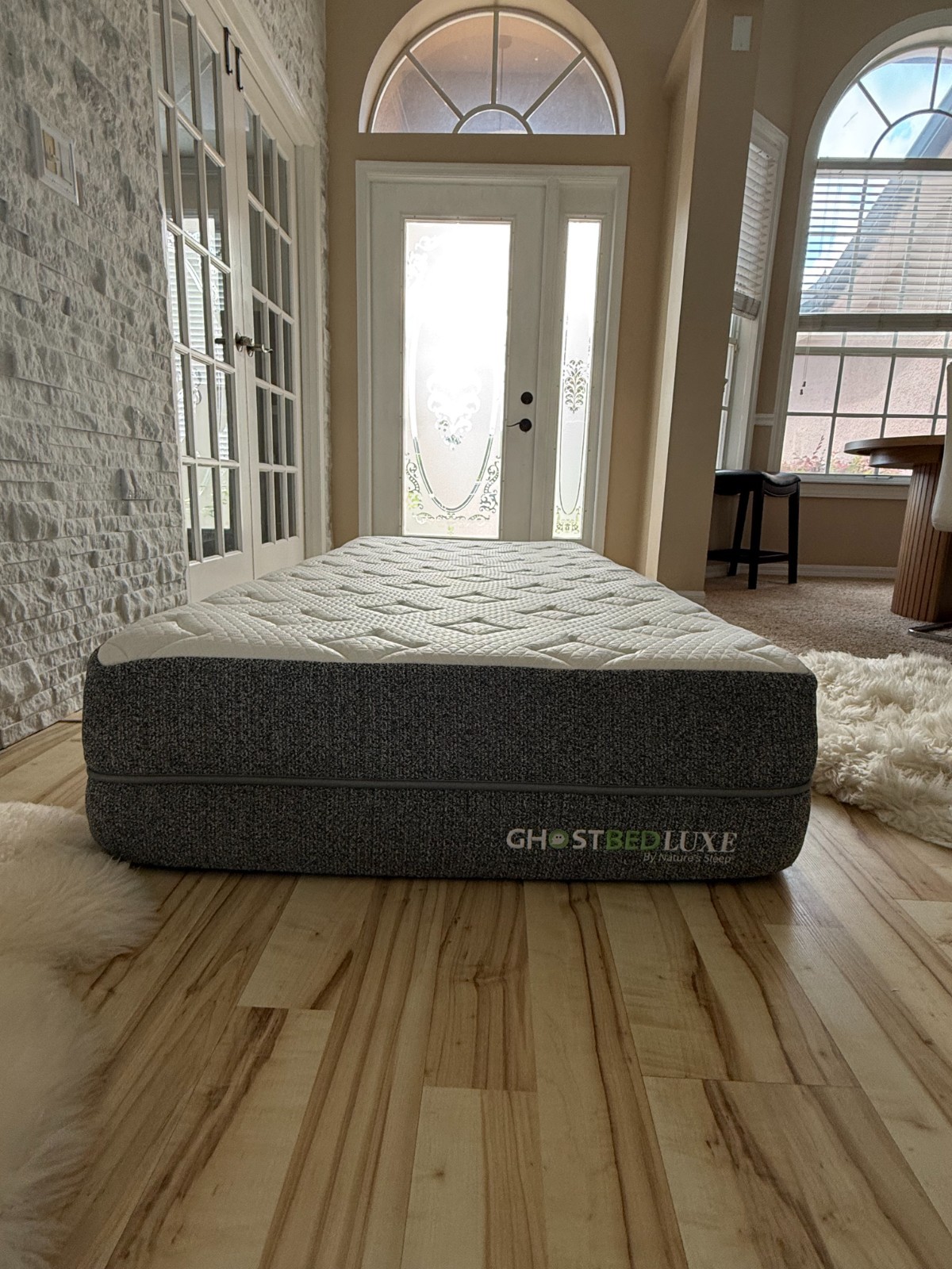 Ghostbed Twin XL Luxe Foam Mattress and Base