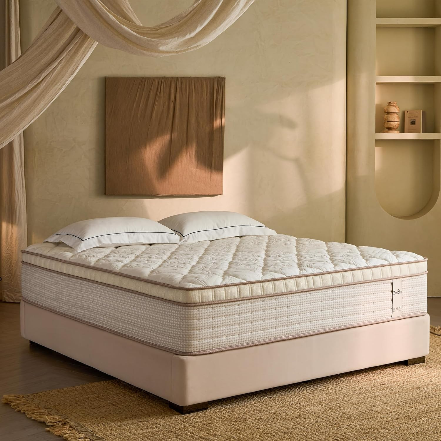 12 Inch Full XL Mattress Hybrid, Cooling Gel Memory Foam & Pocket Springs, Mediu