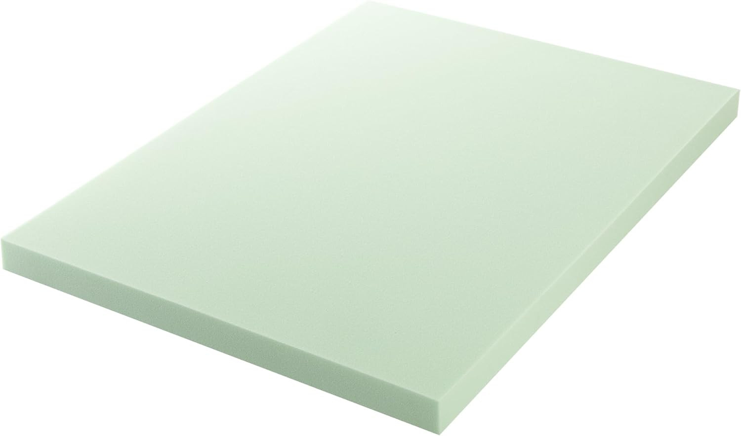 Green Tea Memory Foam Mattress Topper – 4 Inch, Full Size, CertiPUR-US