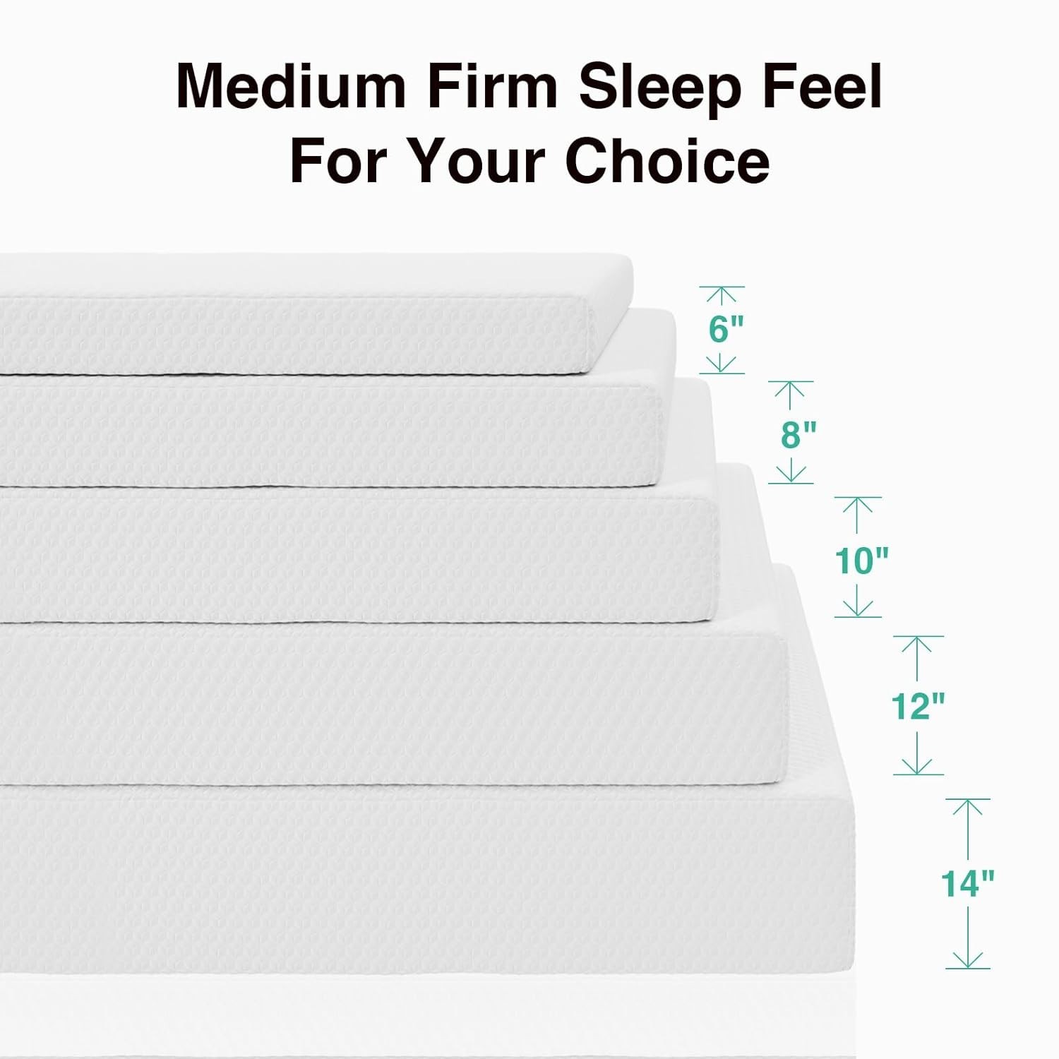 10 Inch Queen Mattress, Memory Foam Mattress Queen with Breathable Comfort La…