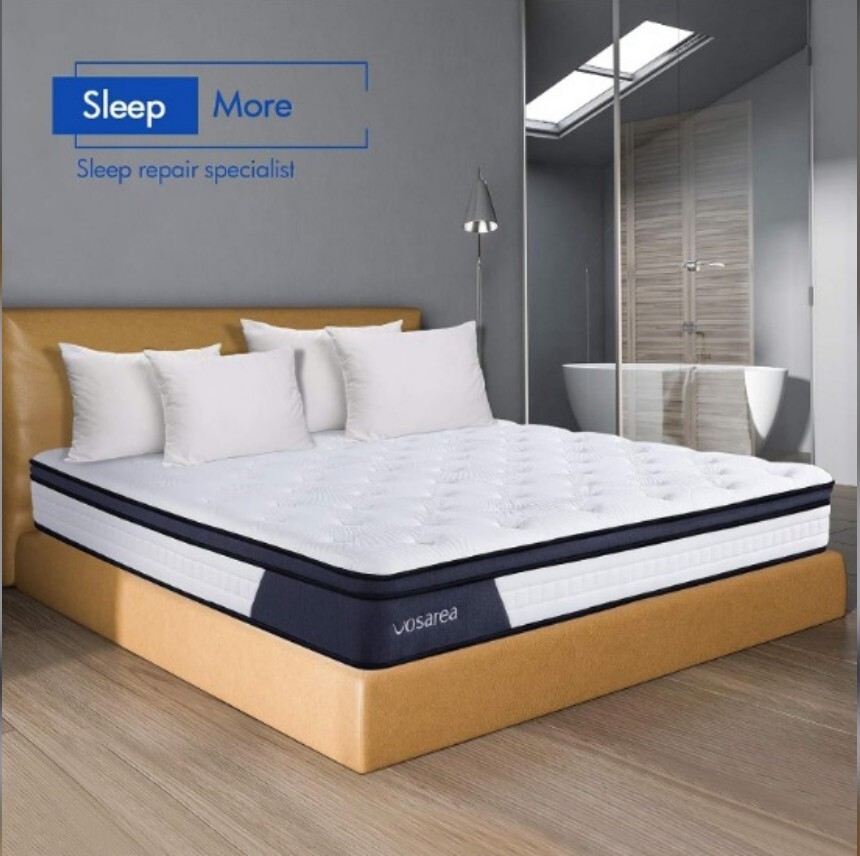 VOSAREA Full Size Mattress, Full Memory Foam Mattress in a Box, 9. 8 Inches Gel