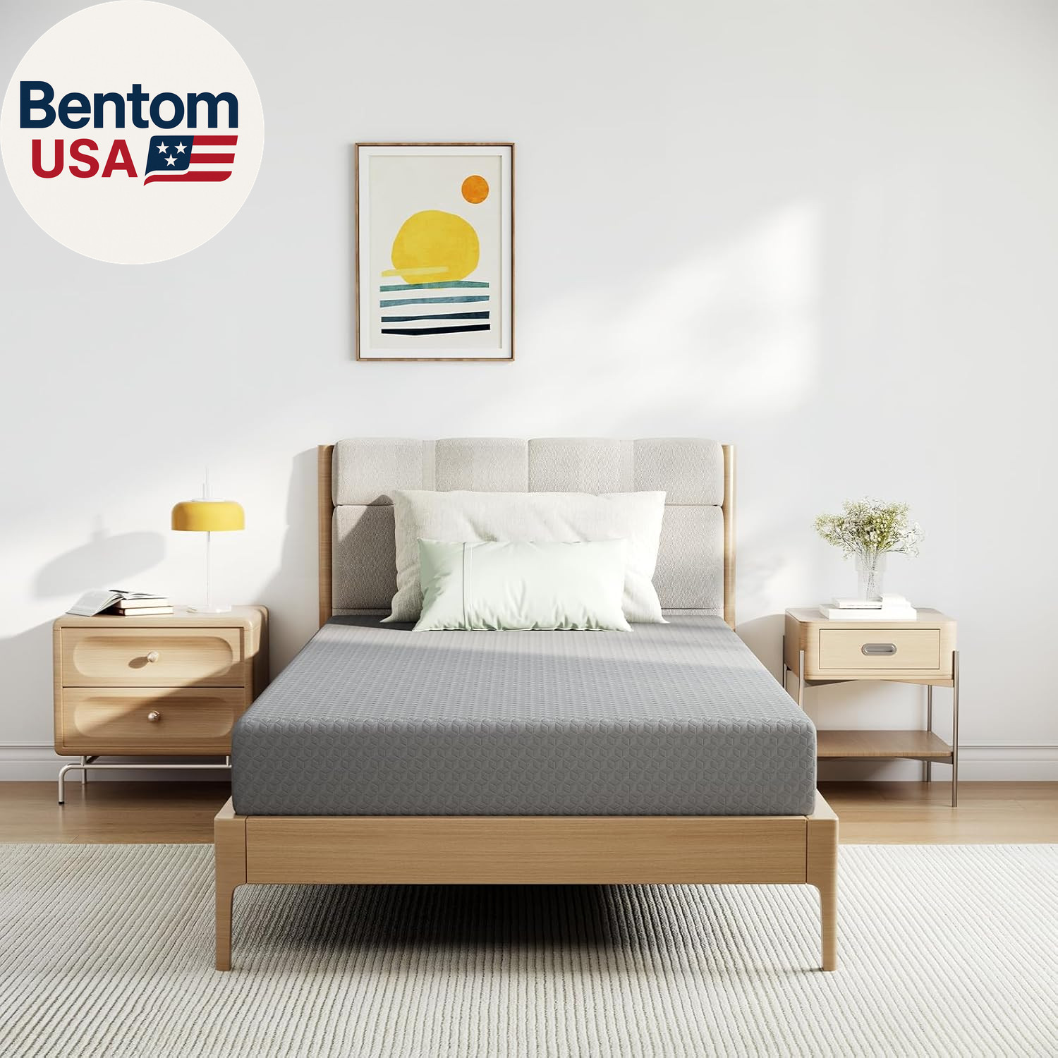 Twin Mattress for Kids, 5 Inch Twin Size Mattresses with Gel-Infused Memory Foam