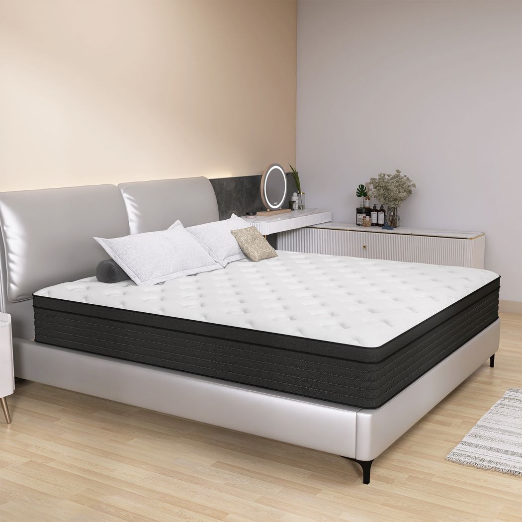 Twin Full Queen King Mattress Gel Memory Foam 10″ 12″ InnerSprings Hybrid Bed